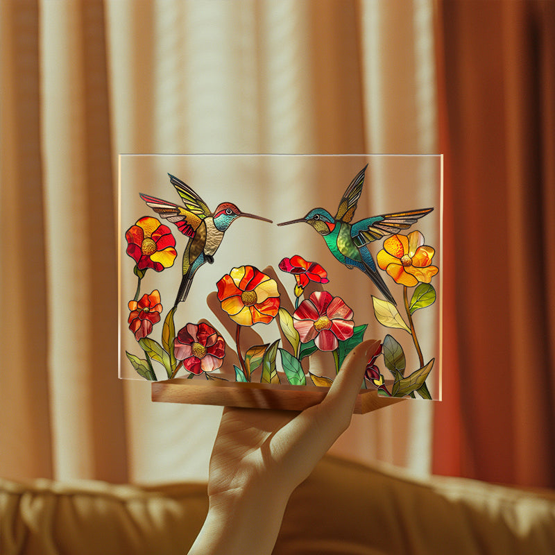 3D flower acrylic display stand