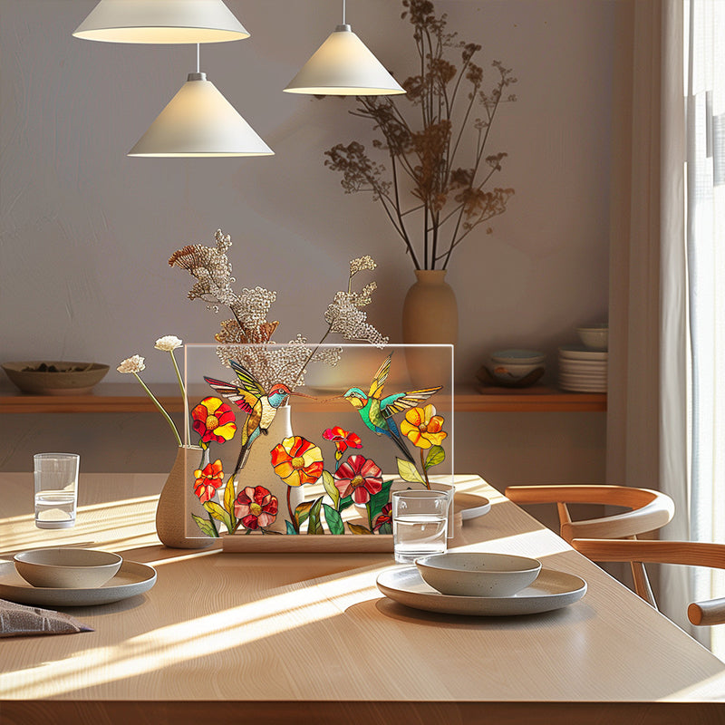 3D flower acrylic display stand