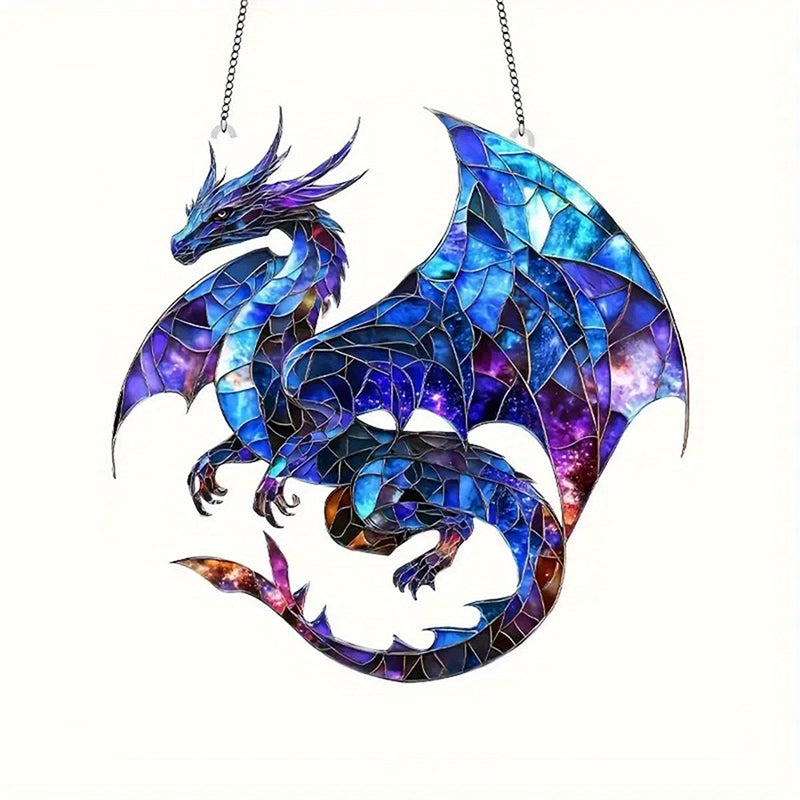 Acrylic 2D flat pendant ornament sun catcher
