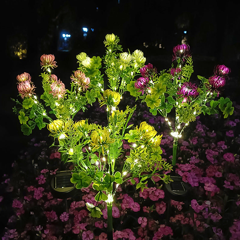 42LED Solar Camellia Light