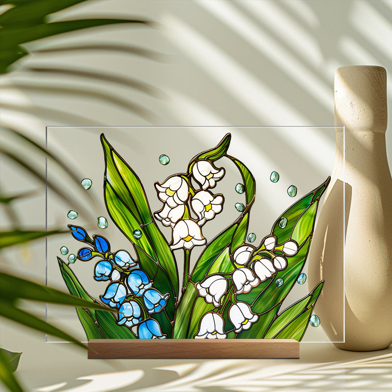 3D flower acrylic display stand
