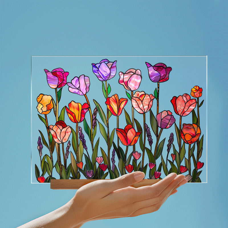 3D flower acrylic display stand