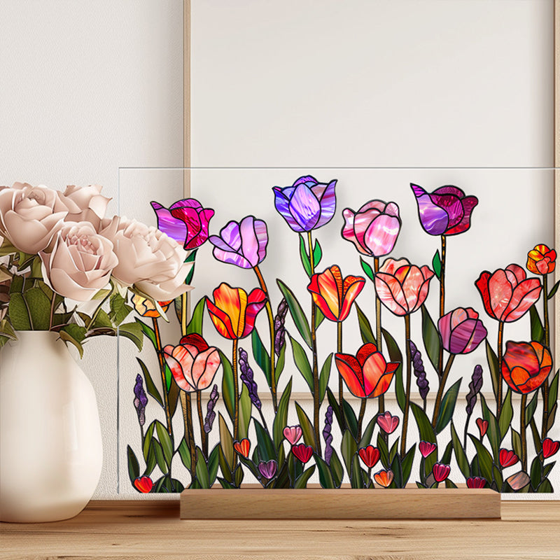 3D flower acrylic display stand