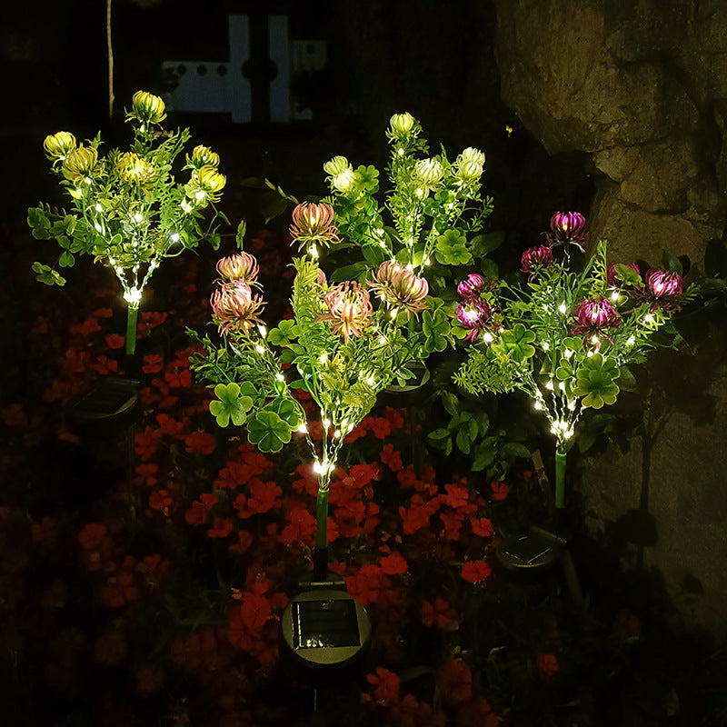 42LED Solar Camellia Light