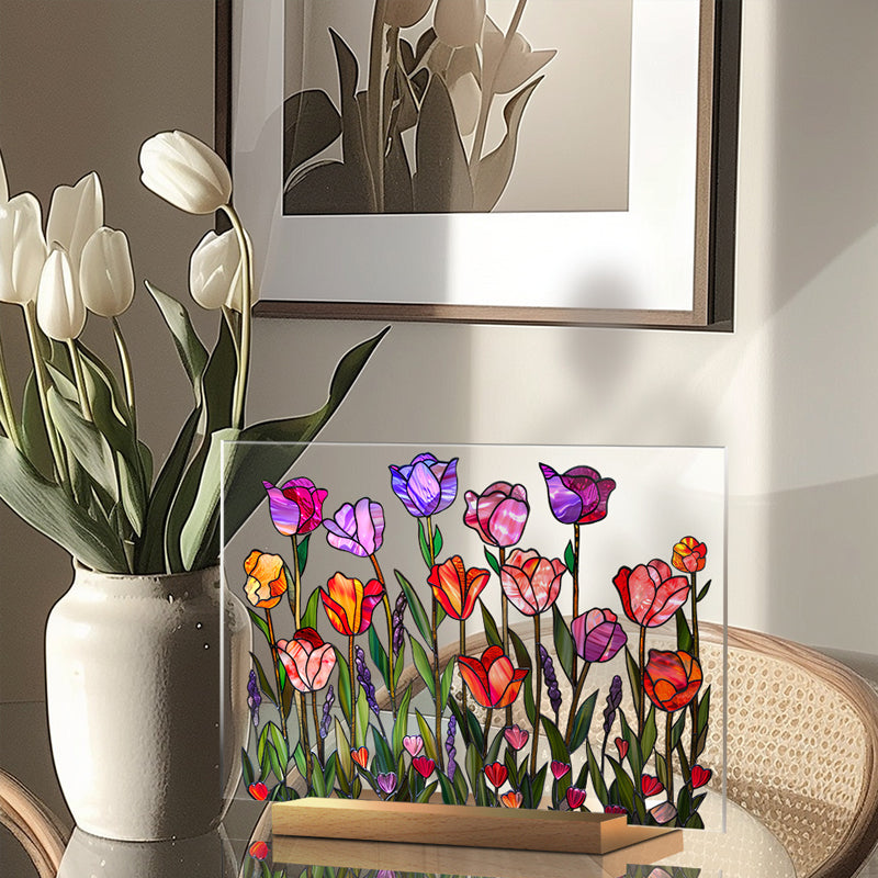 3D flower acrylic display stand