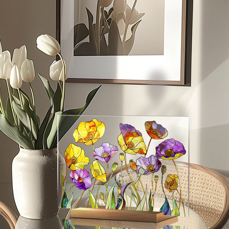 3D flower acrylic display stand