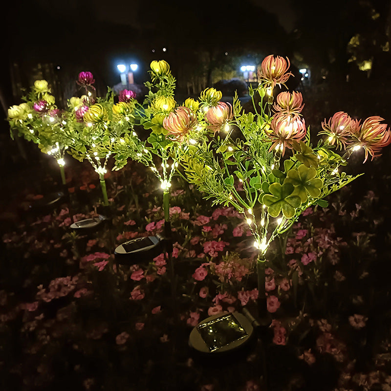 42LED Solar Camellia Light