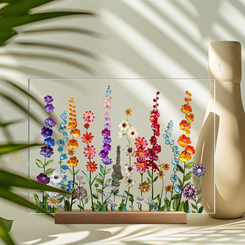 3D flower acrylic display stand