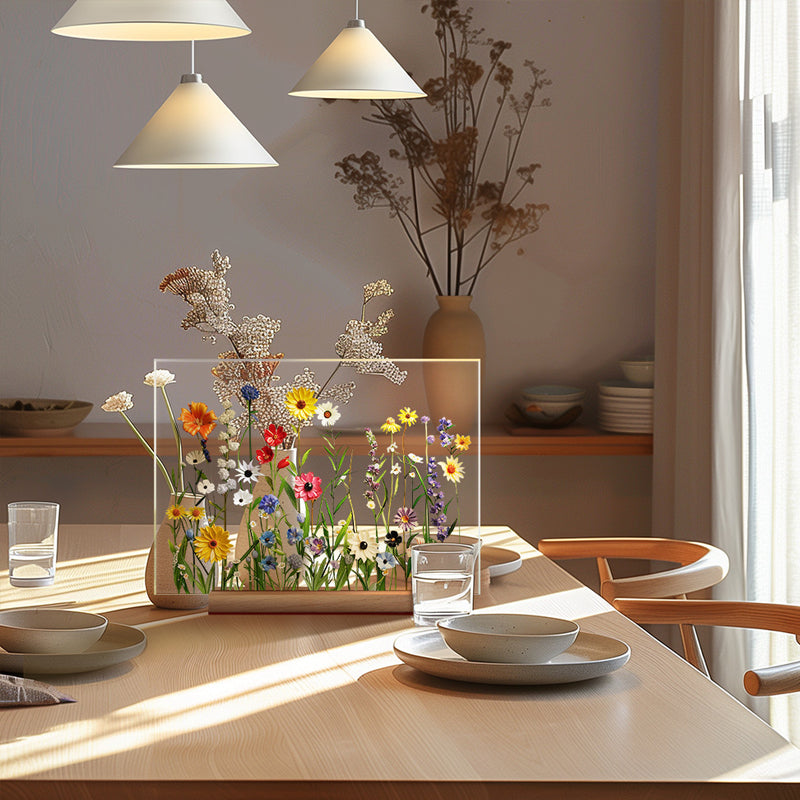 3D flower acrylic display stand