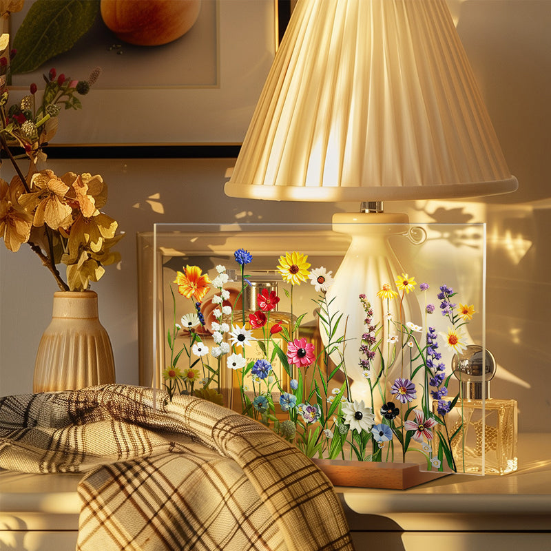 3D flower acrylic display stand