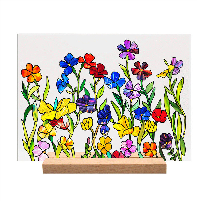 3D flower acrylic display stand