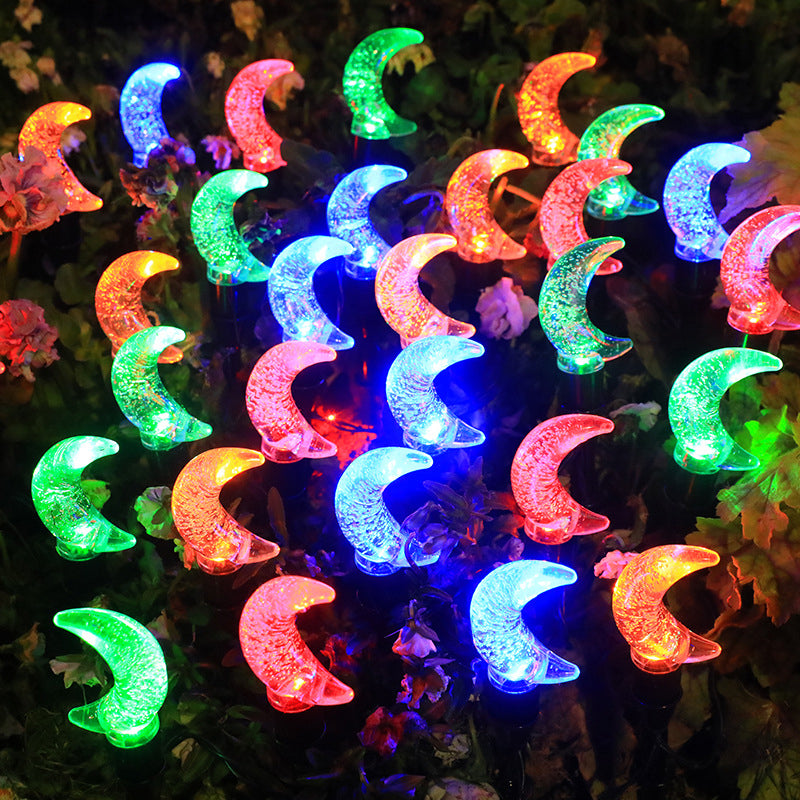 Solar-Powered Outdoor Bubble Ball & Starry Decorative Lights