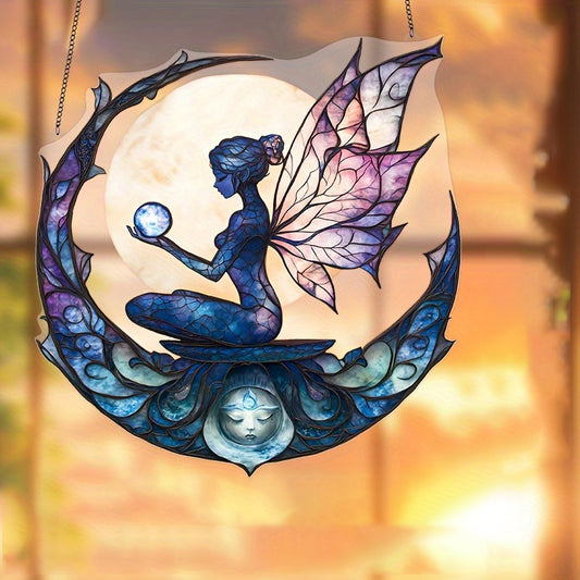 Acrylic 2D flat pendant ornament sun catcher