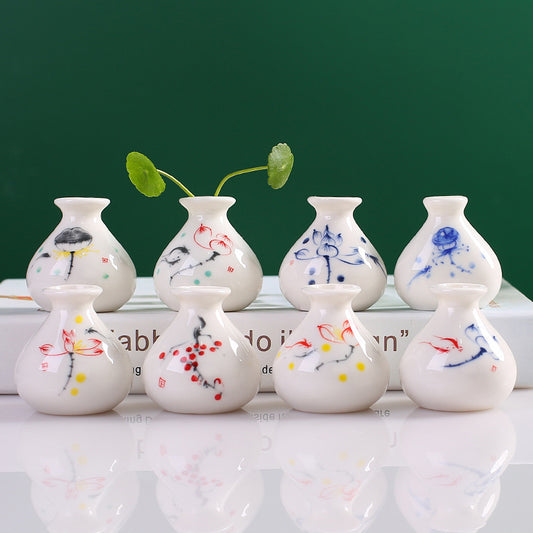 Ceramic Mini Vase Tea Table Decoration Set